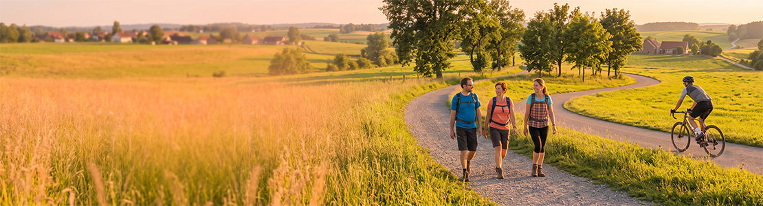 Banner wandelen